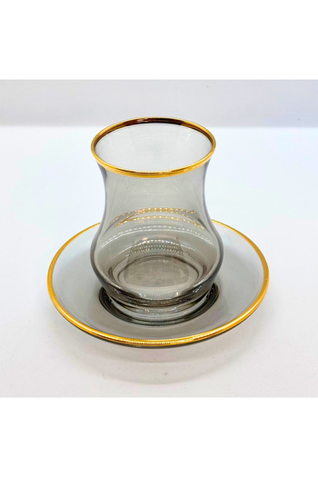 Tırtıl Home Züccaciye Eda Tea Set Smoked
