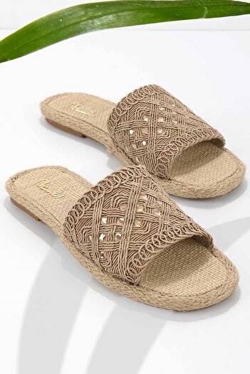 Bambi Mink Knitted Women's Slippers K04874013416