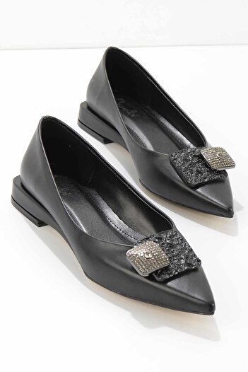Bambi Black Women's Classic Heeled Shoes K01188122509