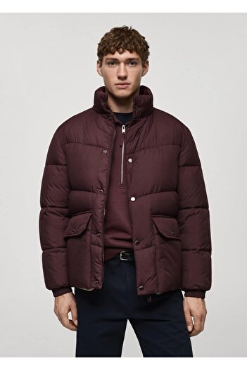 MANGO Man Water Repellent Quilted Anorak