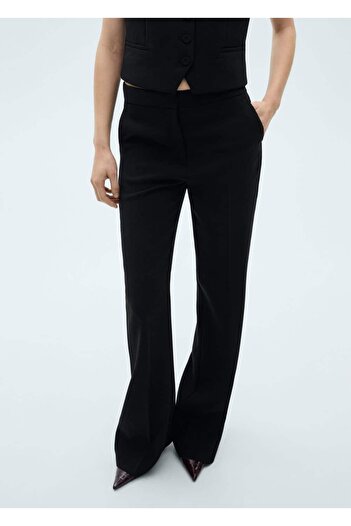 MANGO Woman Wideleg fabric pants