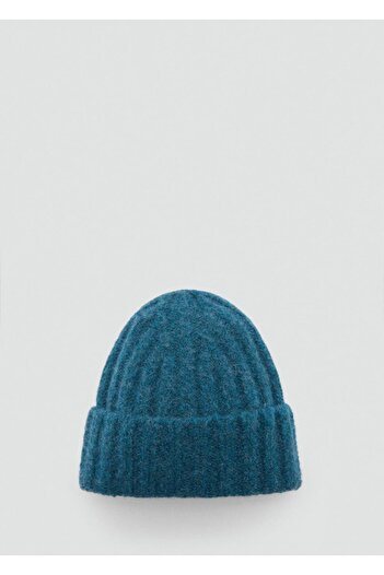 MANGO Woman Rubber Knitted Beanie