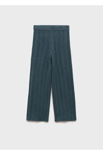 MANGO Kids Straight Cut Ribbed Knitwear Pants