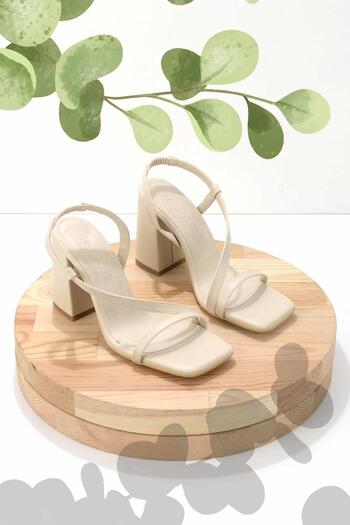 Bambi Beige Women's Classic Heeled Shoes05869021909