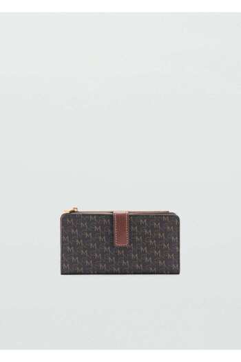 MANGO Woman Logo patterned wallet