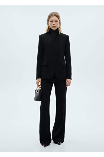 MANGO Woman Wideleg fabric pants