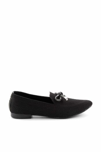 Bambi Black Knitwear Women's Ballerina Ballerina01196000282