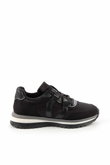 Bambi Black Satin Women's Sneaker K01512242538