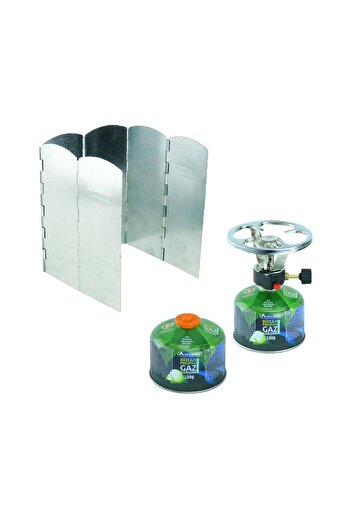Orcamp Siboplu Kartuş Ocak+Tüp CK-192-230+1 Adet 230 gr Tüp+Rüzgarlık RZ-306 ORC-004-C1