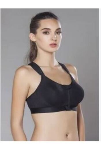 TAMPAP Women's Underwire Free Supportless Front Zippered Bra