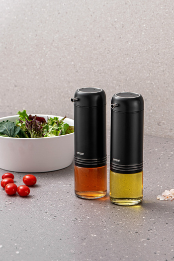 Emsan Moko Oil Vinegar Set of 2 Black - 180 ml