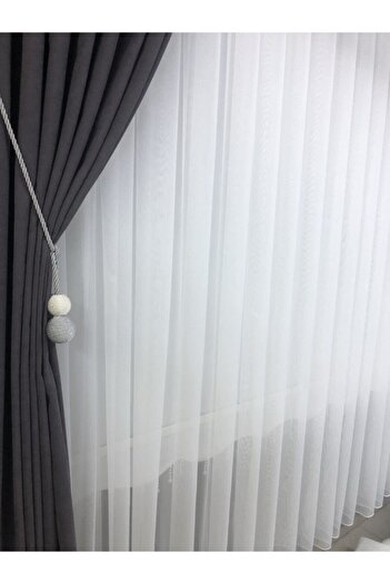 Vinaldi Rüyaper BAMBU TÜL ÜTÜ İSTEMEZ TÜLPERDE SALON TÜLÜ DÜZTÜL