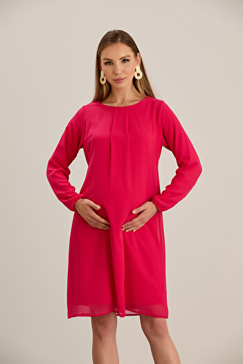 LİYACA Hijab Maternity Chiffon Tunic