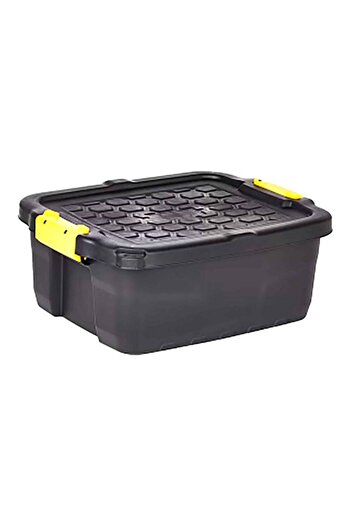 Strata Heavy Duty Stackable Storage Box with Lid 24 Liter