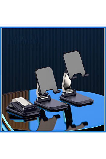 Choice Q7 Black Foldable ABS Desktop Mobile Phone Stand For iPad iPhone 13 X Smartphone Support Tablet Desk