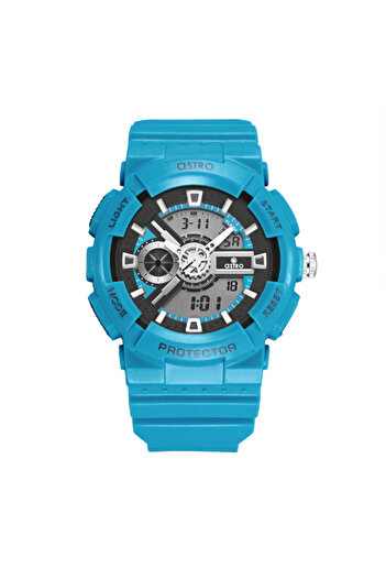 Astro Kids Analog-Digital Green Dial Watch - A24807-PPJJ