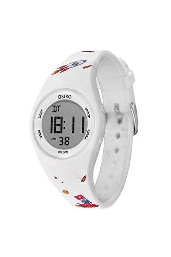Astro Kids Digital White Dial Watch - A23904-PPWW-SP
