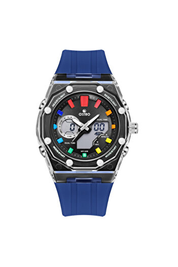 Astro Kids Analog-Digital Black Dial Watch - A24801-PPNB