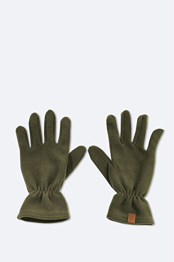 Avva Erkek Haki Polar Basic Boyunluk Bere ve Eldiven Seti B009250