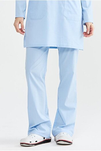 Çatı Medikal Ice Blue UltraLycra Modest - Tricou cu fundul unic pentru doctor și asistentă din Lycra