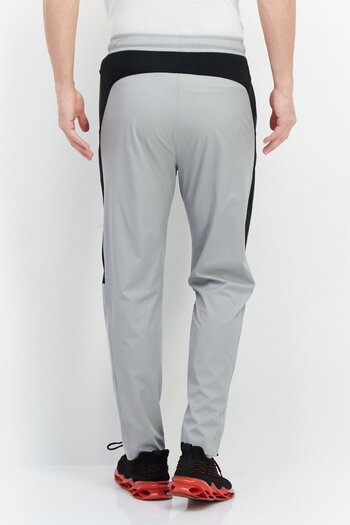 RBX Men Sportswear Fit Training Track Pants, Grey