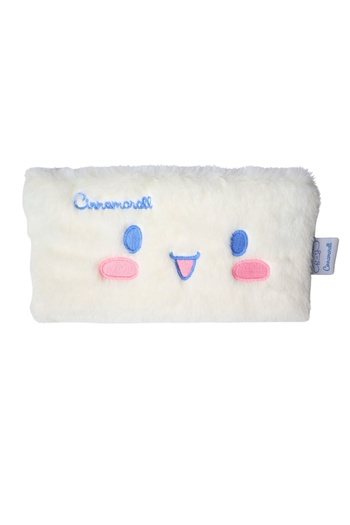 WİGGLE Cinnamoroll Soft Plush Hairy - Children's Pencil Case with Zipper and Strap