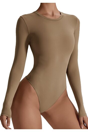 Diviny Stretchy Long Sleeve Bodysuit