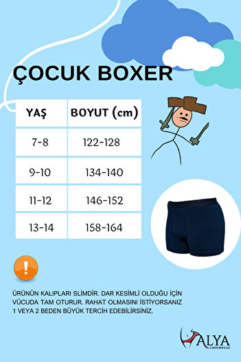 ALYA UNDERWEAR Boys' Boxer Shorts, Pirate Printed Pack of 3