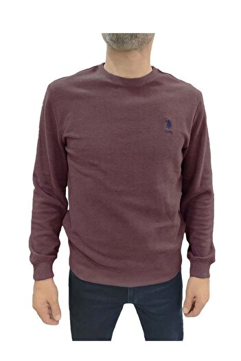 U.S. Polo Assn. Φούτερ U.S.Polo Selik Crew Neck - Claret Red - S - ST07723-Burgundy-S