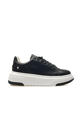 Lufian Adel Women - Genuine Leather Black Casual Daily Shoes 25Y 121230017