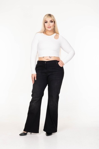 EYLÜLXXL PANTALONI DE JEANS DE MARE MĂRIME SPANIOLĂ
