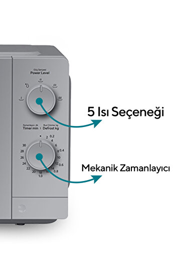 KUMTEL Silver Smartwave Inverter Mikrodalga HMIN-06