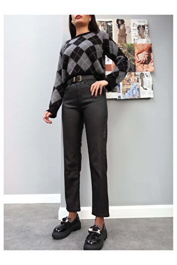 ESRAHELVACI Κερωμένο Slim Fit Jean