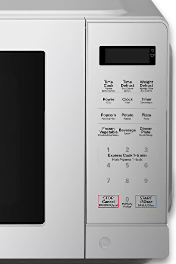 KUMTEL HMIN-03 Smartwave Dijital Inverter Mikrodalga - Silver