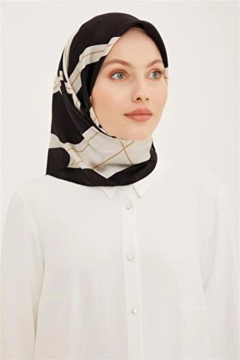 Armine Nostalgia Series Silk Twill Scarf 8945D-01