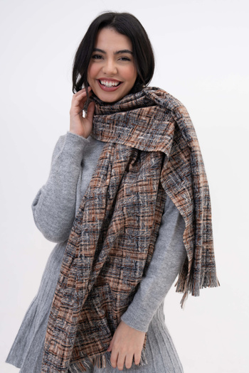 SOFT AKSESUAR Kuzi Cashmere Wool Blended Scarf