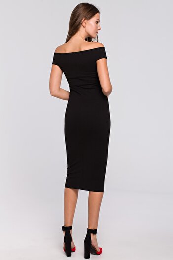Makover Knitted midi dress