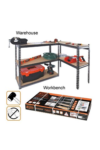 Tactix 5-Tier Performance Heavy Duty Boltless Shelving Storage Unit