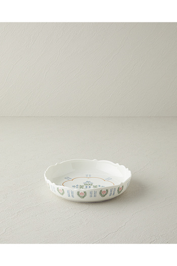 English Home Retro Paisley New Bone China Pit Plate 19 cm White - Blue