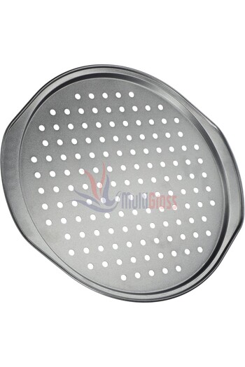 Multiamo 31 cm Pizza and Lahmacun Tray with Handles and Holes