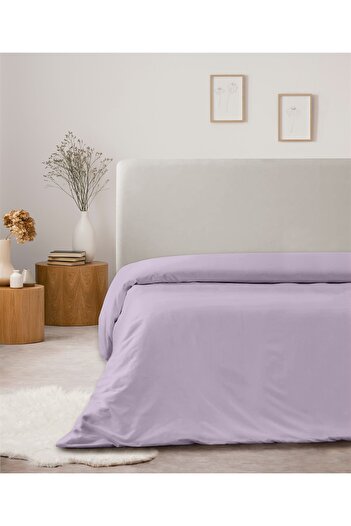Evim Lilac 100% Cotton Akfil Duvet Cover Single Makaslen 160X220 cm