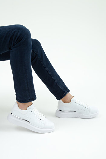 Tamer Tanca Beyaz - Erkek Vegan Sneakers & Spor Ayakkabı 804 642 Erk Ayk Sk22/23