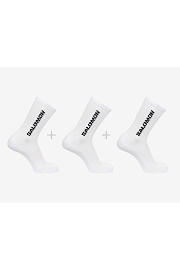 Salomon Lc20860 Everyday Crew 3 Pack Çorp - Beyaz