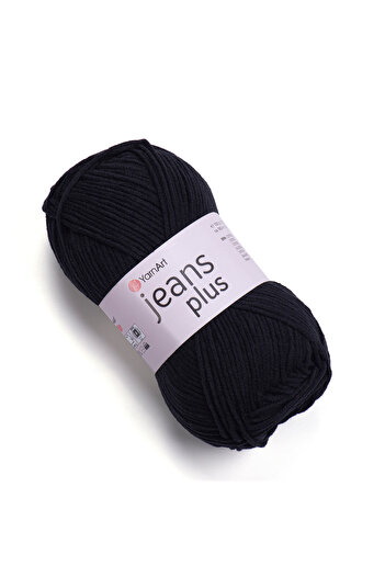 Yarnart Jeans Plus - Χειροποίητο Νήμα Πλεξίματος Μαύρο-53