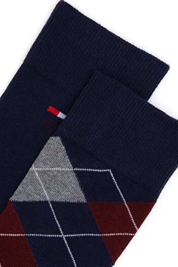 U.S. Polo Assn. Men's Burgundy 2-Piece Socks 50299036-Vr014