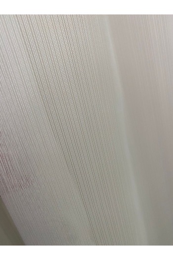 Fon Dünyası Bamboo Elegant Striped Don'T Want Ironing Non-Crease Tulle Curtain (1/2 Sparse Pleat)