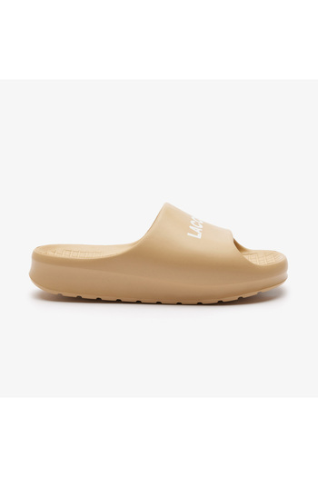 Lacoste Serve Slide 2.0 Kadın Bej Terlik