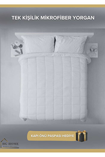 HİG HOME Single Comfort Microfiber Quilt