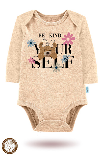 MAHFEL 100% Cotton 3-Piece Organic Printed Snap Fastener Baby Bodysuit