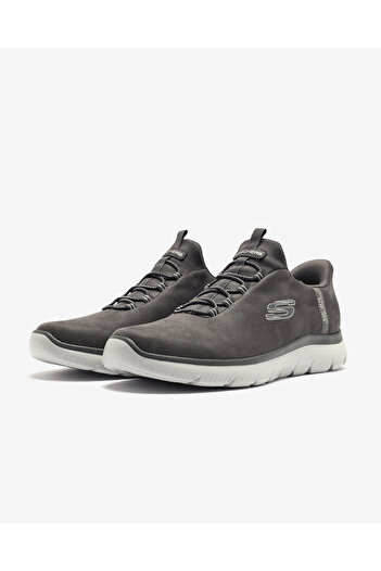 SKECHERS Summits - Korlo Erkek Gri Spor Ayakkabı 232940Tk Char